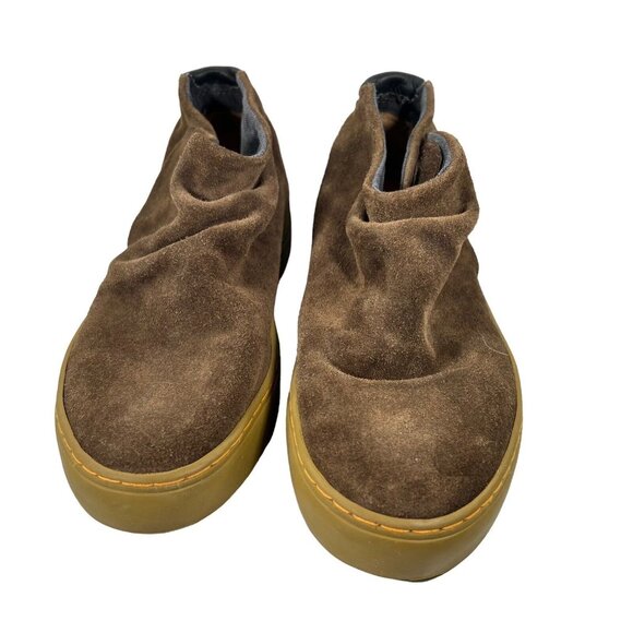 Satorisan Suede Ankle Slip On Shoes Size 37 Brown Rubber Soles main image 11